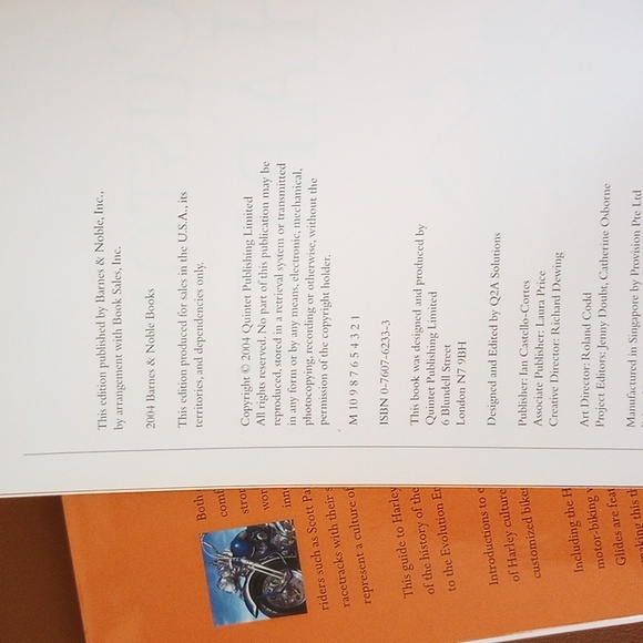 Vintage "Custom Harley" Complete Harley-Davidson Hardcover Motorcycle Handbook - Picture 5 of 9